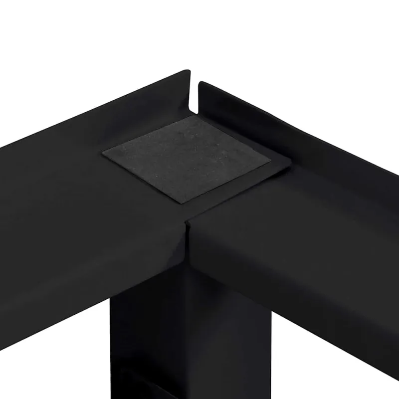 Skalbyklės pjedestalas 2 pcs Juodas 124,5 x 61,5 x 32,5 cm