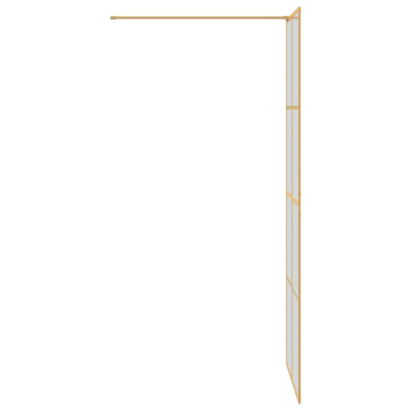 Įėjimo dušo siena Auksinė 80 x 195 cm grūdintas stiklas