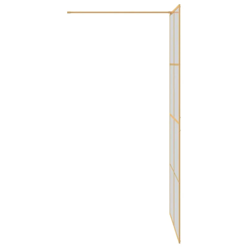 Įėjimo dušo siena Auksinė 100 x 195 cm grūdintas stiklas