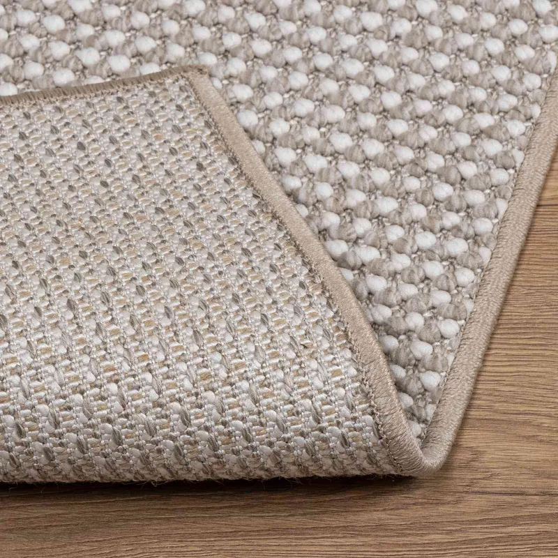 Zoninės kiliminės dangos LUGO Kremas ir Taupe 200 x 80 cm