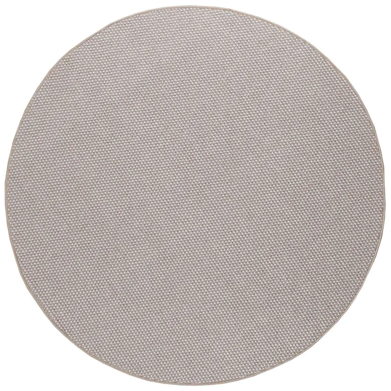 Zoninės kiliminės dangos LUGO Kremas ir Taupe Ø 120 CM