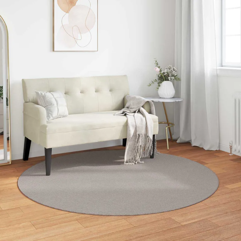 Zoninės kiliminės dangos LUGO Kremas ir Taupe Ø 160 CM