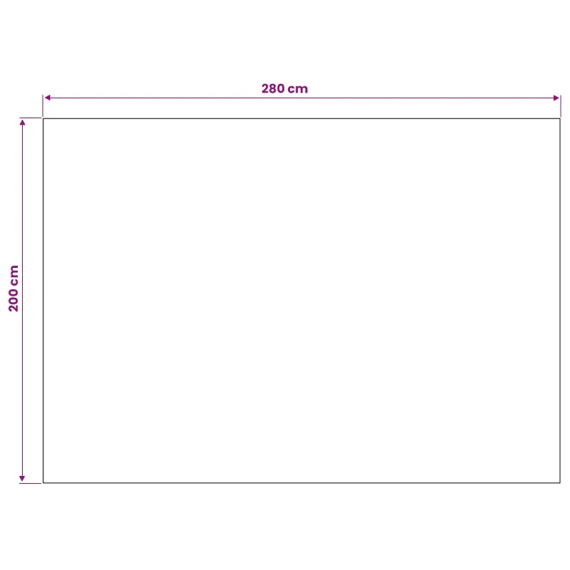Zoninės kiliminės dangos SIROLO Smėlio 280 x 200 cm Poliesteris