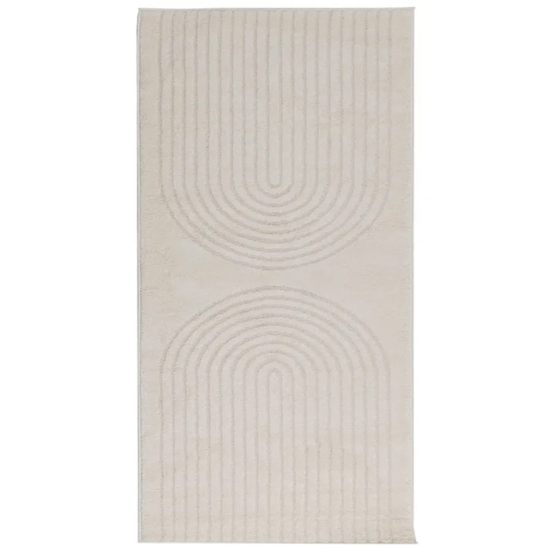 Zoninės kiliminės dangos GALATI Kreminė 200 x 80 cm Poliesteris