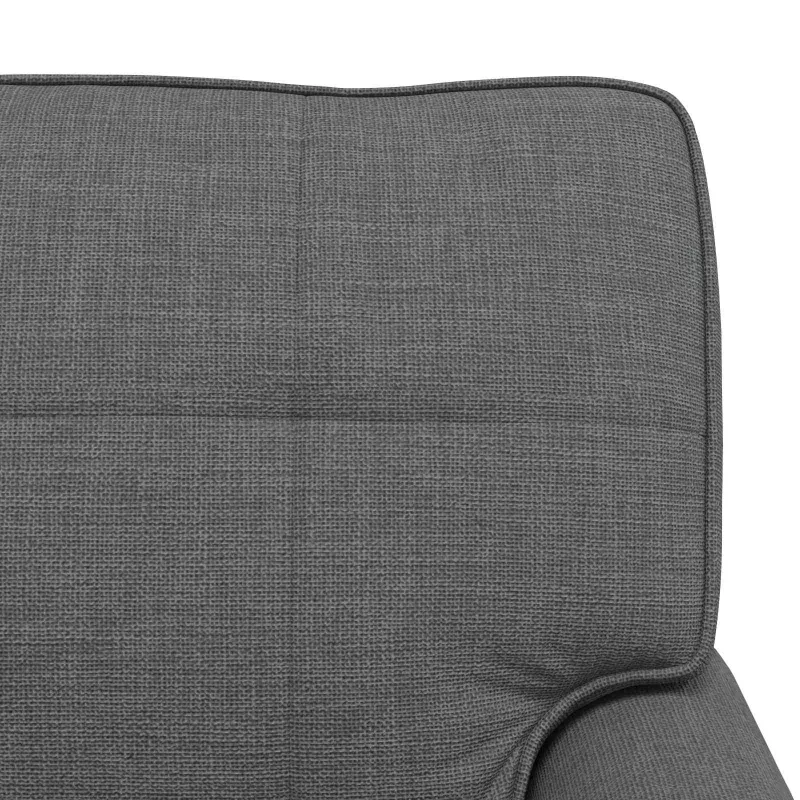 Gultas su pagalve Tamsiai pilka 91 x 157 x 91 cm audinys