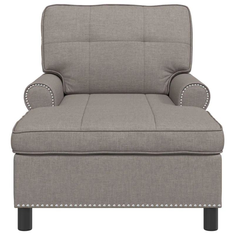Gultas su pagalve Tortora 91 x 157 x 91 cm audinys