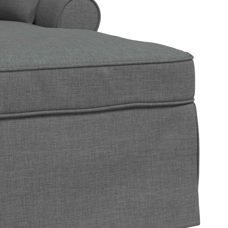 Faina su sijonu su pagalve 3 pcs Tamsiai pilka audinys