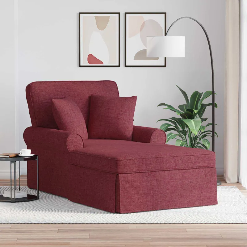Faina su sijonu su pagalve 3 pcs Vyno raudona audinys