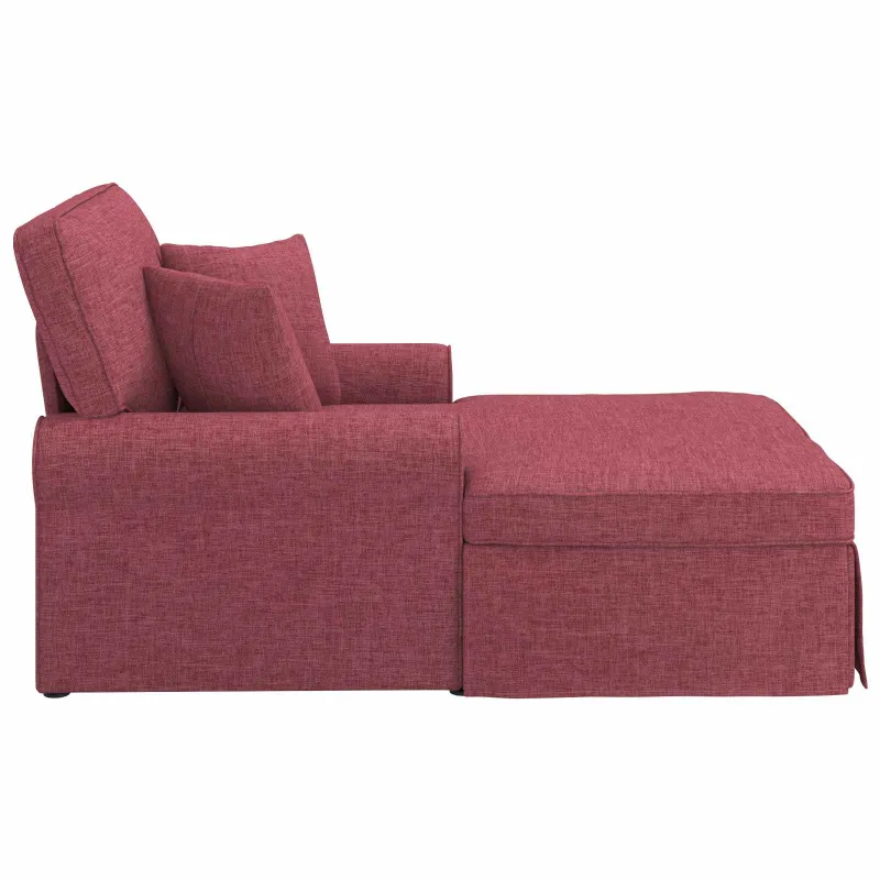 Faina su sijonu su pagalve 3 pcs Vyno raudona audinys