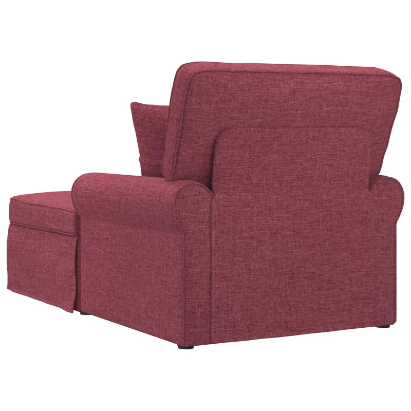 Faina su sijonu su pagalve 3 pcs Vyno raudona audinys