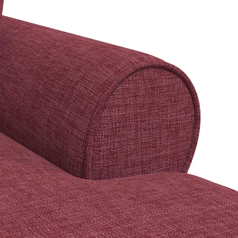 Faina su sijonu su pagalve 3 pcs Vyno raudona audinys