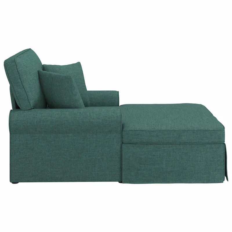 Faina su sijonu su pagalve 3 pcs Tamsiai žalia audinys