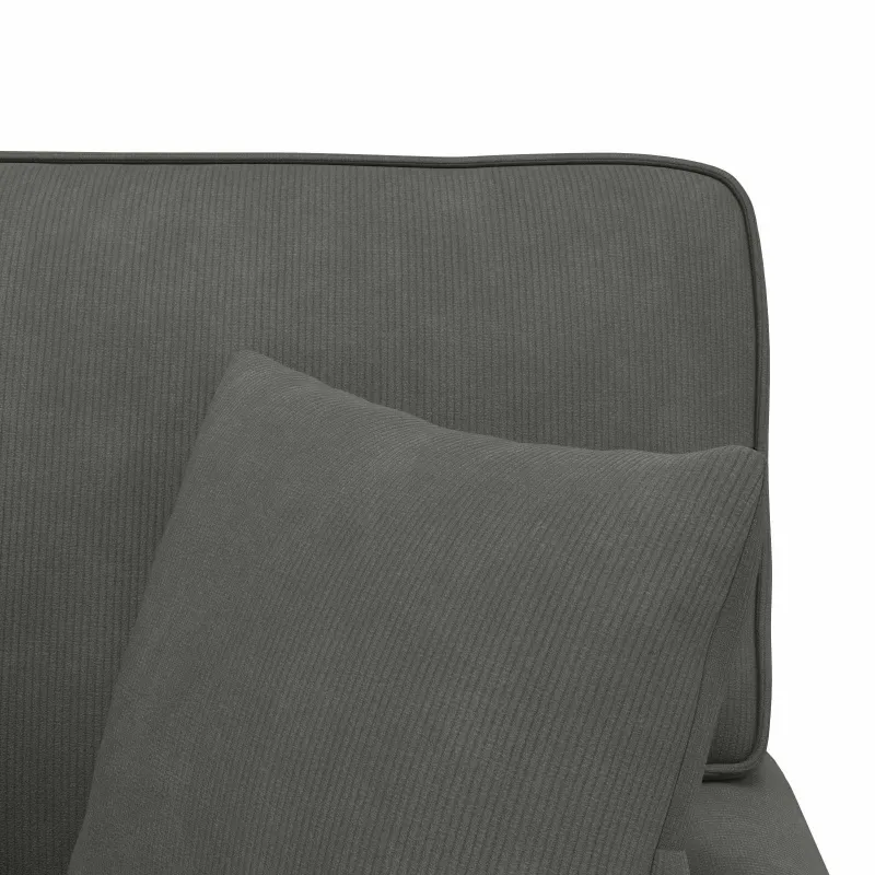 Faina su sijonu 3 pcs Tamsiai pilka Kordūrinis audinys