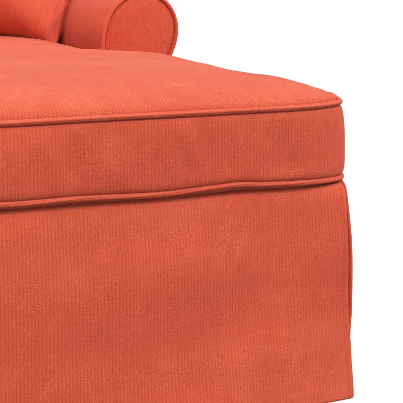 Faina su sijonu 3 pcs Raudona oranžinė Kordūrinis audinys