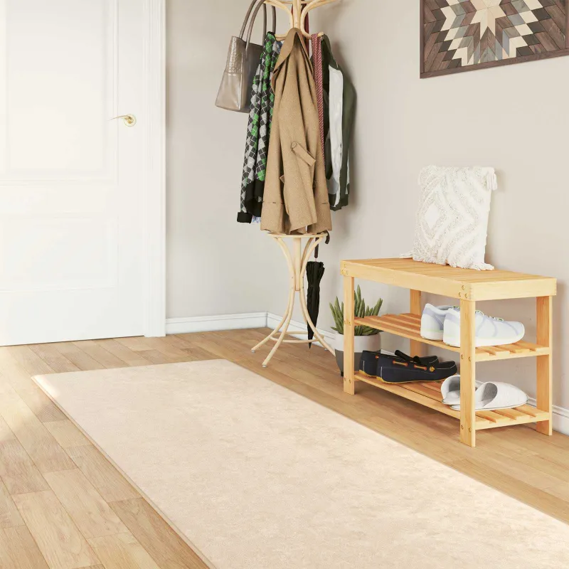 Kilimėlis MARSA Kreminė 100 x 450 cm Poliesteris ir PVC