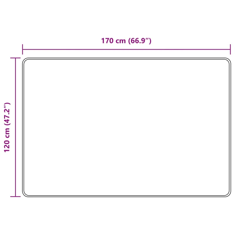 Kilimėlis MARSA Miško Žalia 120 x 170 cm Poliesteris ir PVC