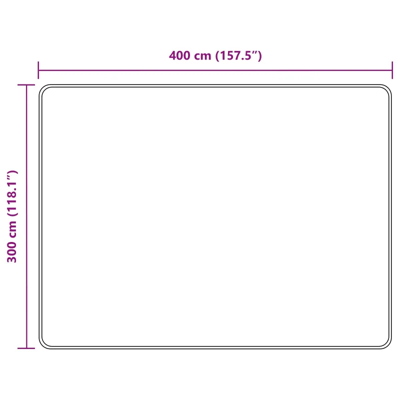 Kilimėlis MARSA Miško Žalia 300 x 400 cm Poliesteris ir PVC