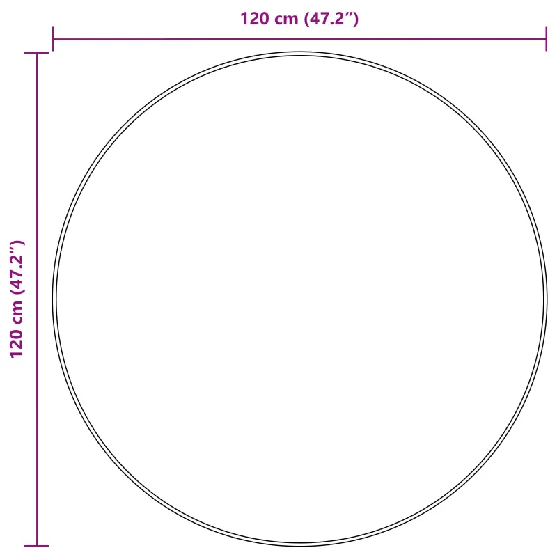 Kilimėlis MARSA Miško Žalia 120 x 120 cm Poliesteris ir PVC