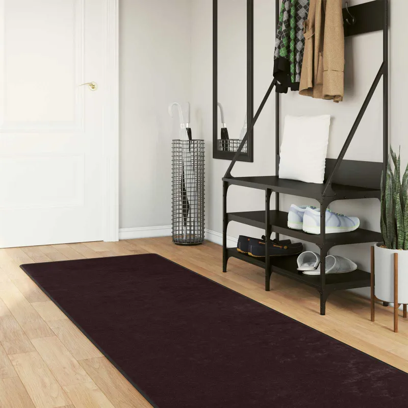 Kilimėlis MARSA Antracitas 80 x 350 cm Poliesteris ir PVC
