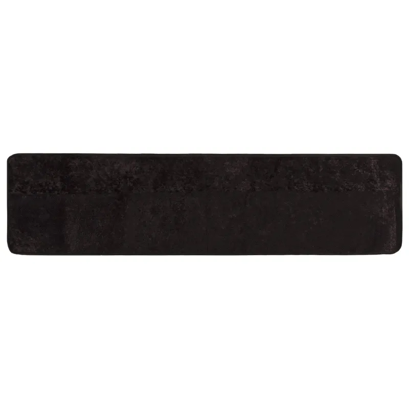 Kilimėlis MARSA Antracitas 100 x 450 cm Poliesteris ir PVC