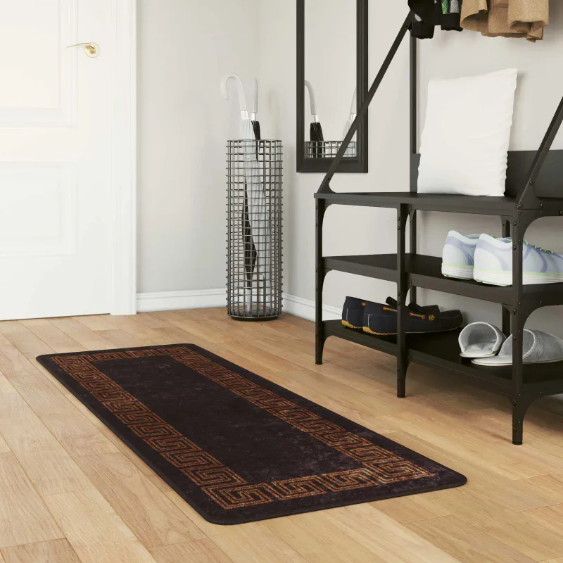 Kilimėlis MARSA Juodas 50 x 100 cm Poliesteris ir PVC