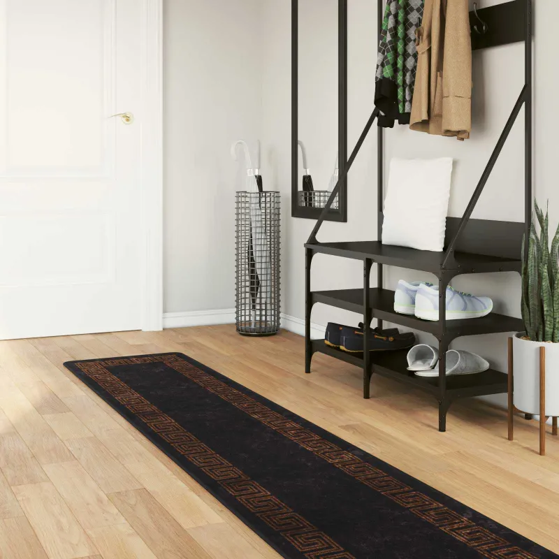 Kilimėlis MARSA Juodas 50 x 300 cm Poliesteris ir PVC