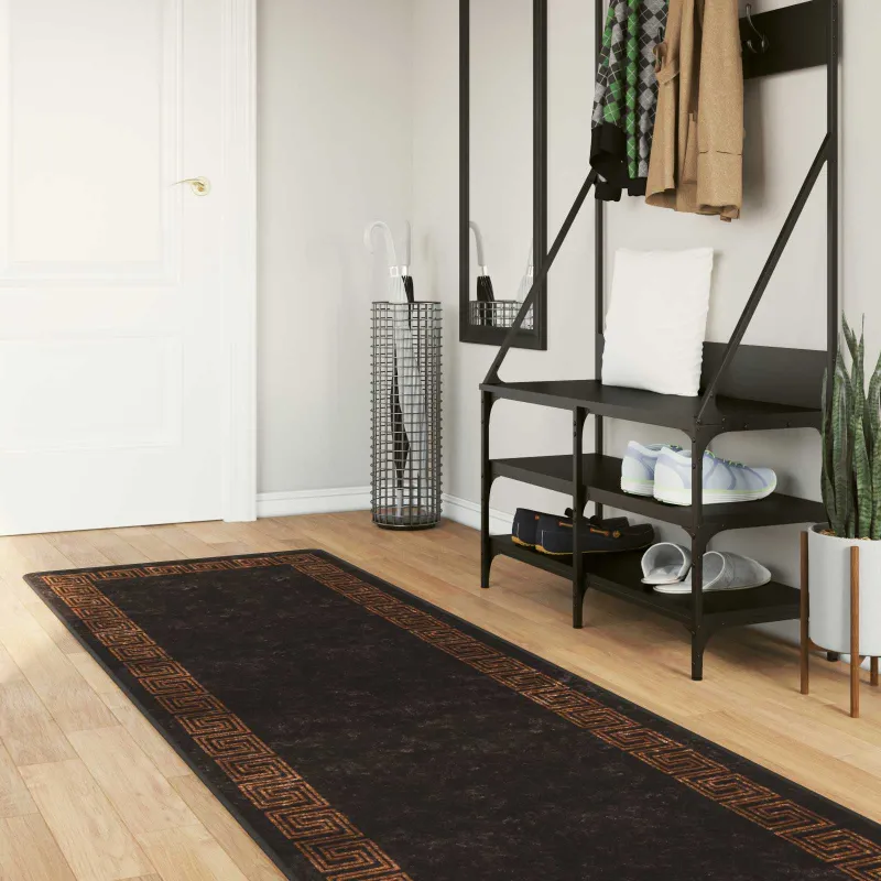 Kilimėlis MARSA Juodas 80 x 400 cm Poliesteris ir PVC