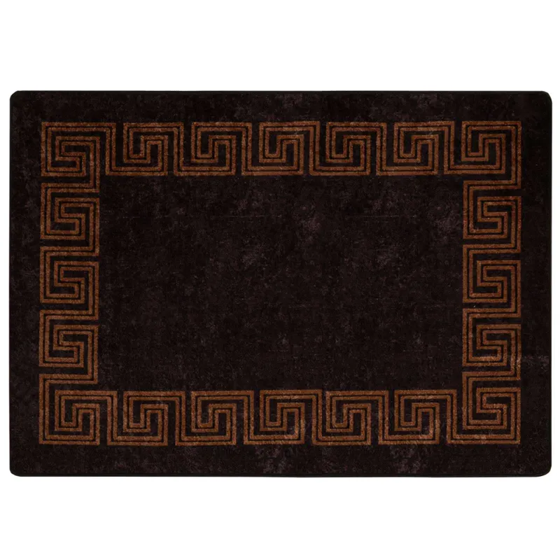 Kilimėlis MARSA Juodas 100 x 150 cm Poliesteris ir PVC
