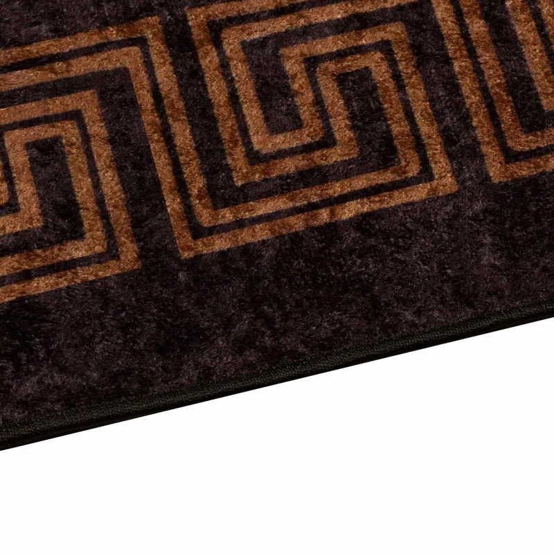 Kilimėlis MARSA Juodas 100 x 150 cm Poliesteris ir PVC