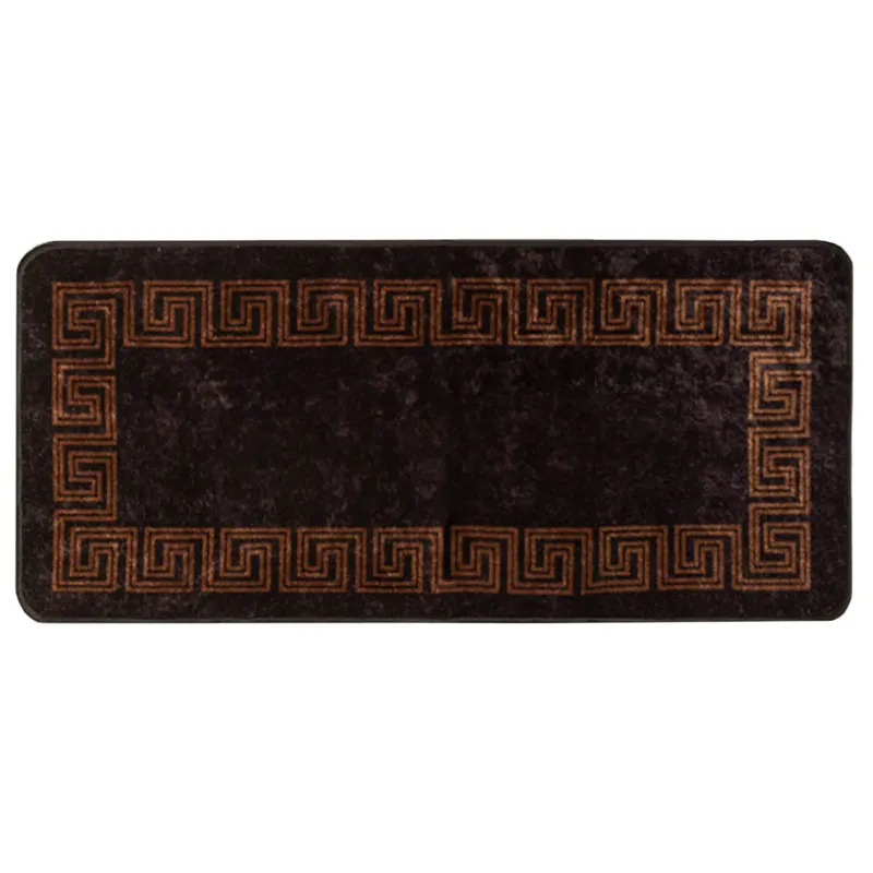 Kilimėlis MARSA Juodas 100 x 200 cm Poliesteris ir PVC