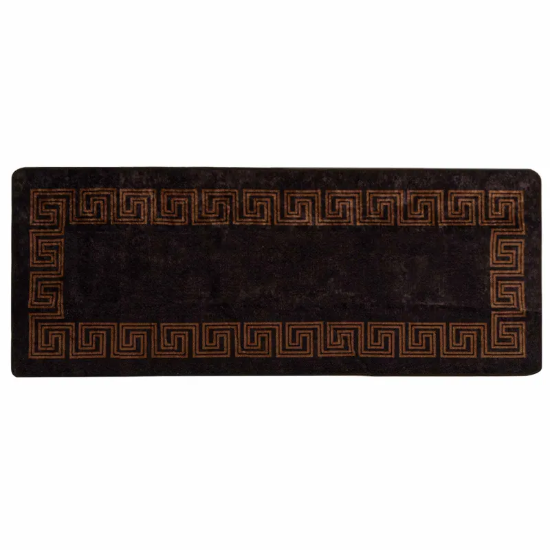 Kilimėlis MARSA Juodas 100 x 250 cm Poliesteris ir PVC