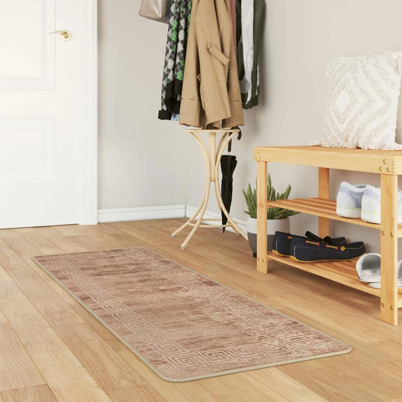 Kilimėlis MARSA Baltas 50 x 150 cm Poliesteris ir PVC