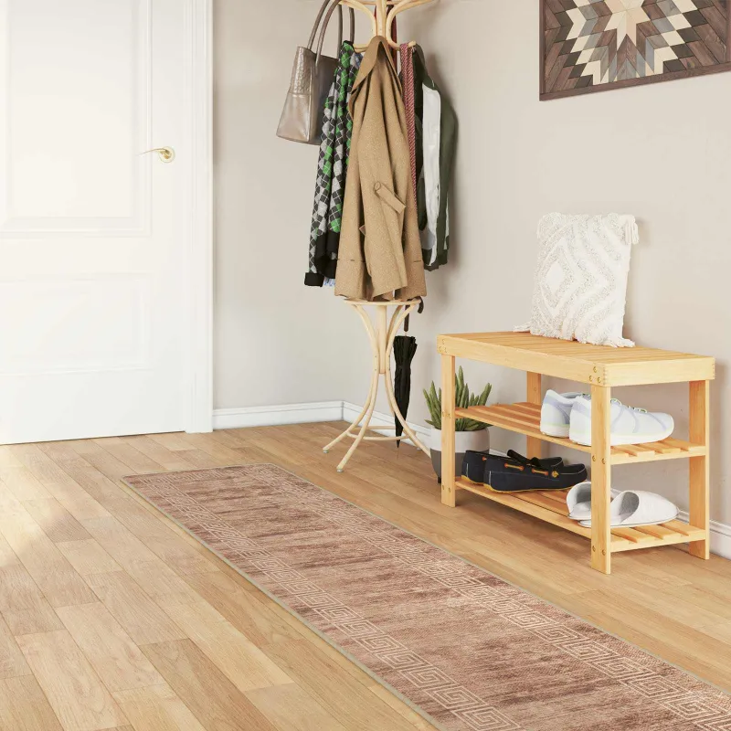 Kilimėlis MARSA Baltas 50 x 250 cm Poliesteris ir PVC