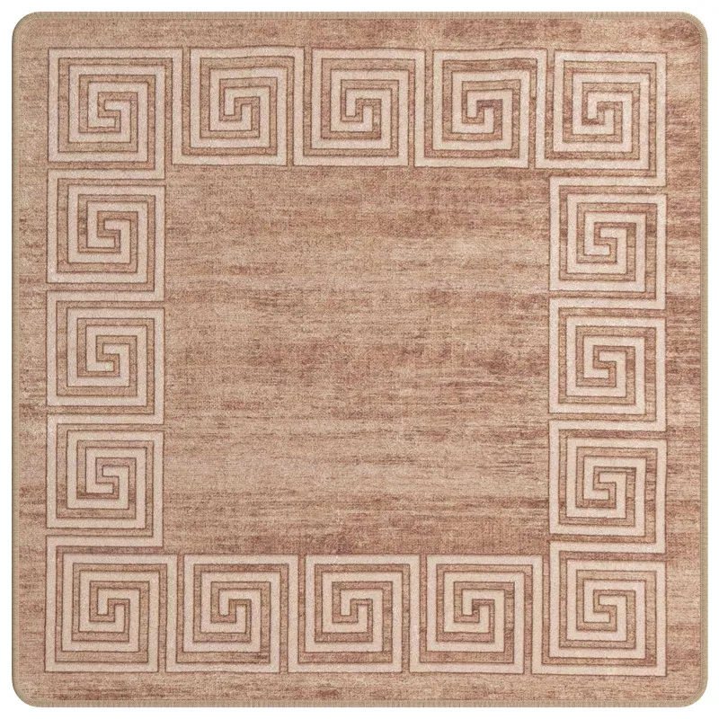 Kilimėlis MARSA Baltas 100 x 100 cm Poliesteris ir PVC