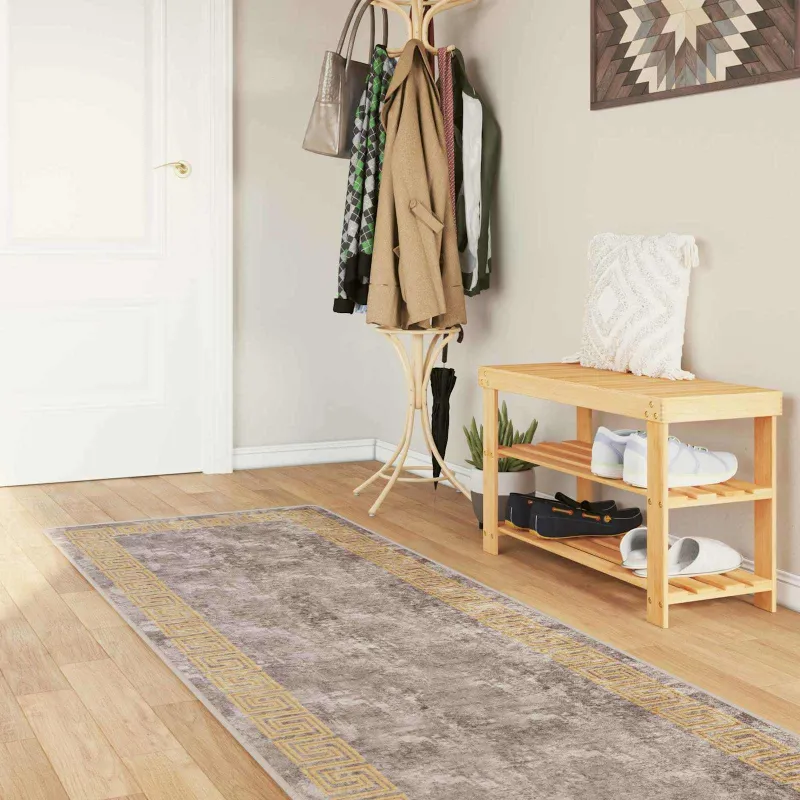 Kilimėlis MARSA Pilka 80 x 450 cm Poliesteris ir PVC