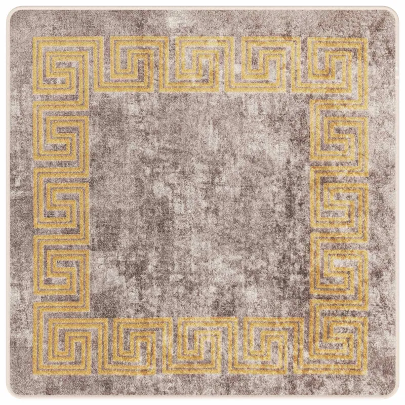 Kilimėlis MARSA Pilka 100 x 100 cm Poliesteris ir PVC