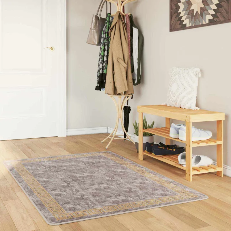 Kilimėlis MARSA Pilka 100 x 200 cm Poliesteris ir PVC