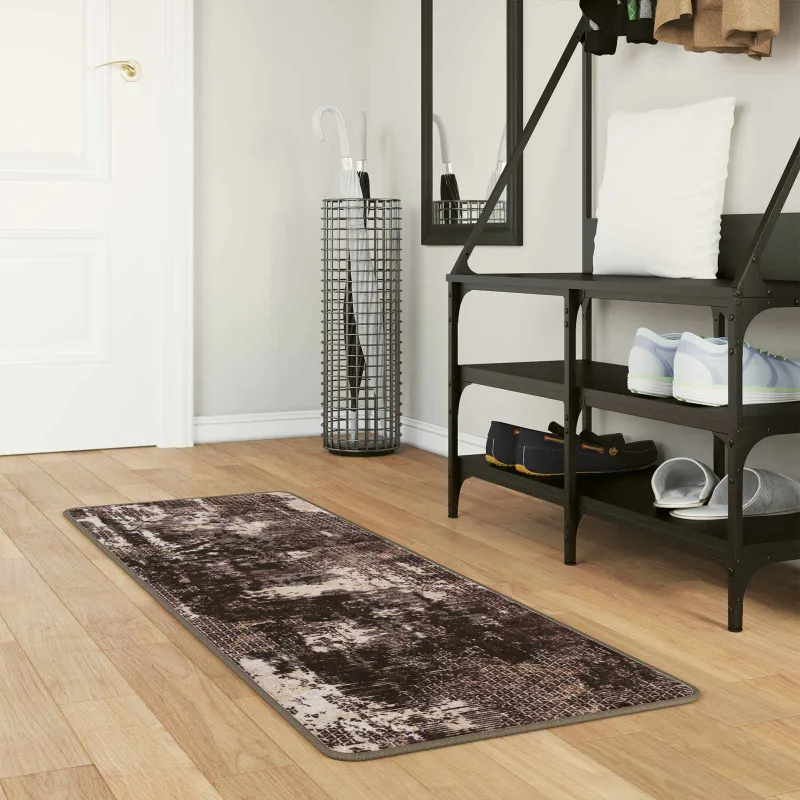 Kilimėlis MARSA Juodas 50 x 200 cm Poliesteris ir PVC