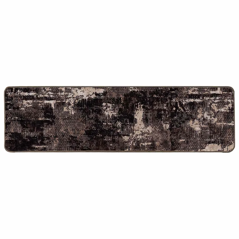 Kilimėlis MARSA Juodas 50 x 200 cm Poliesteris ir PVC