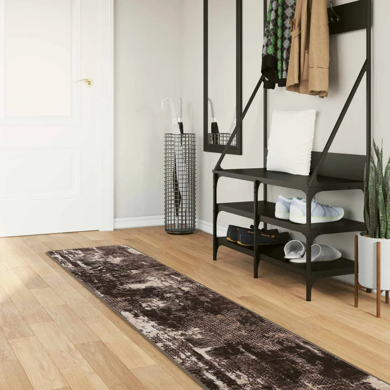 Kilimėlis MARSA Juodas 50 x 450 cm Poliesteris ir PVC