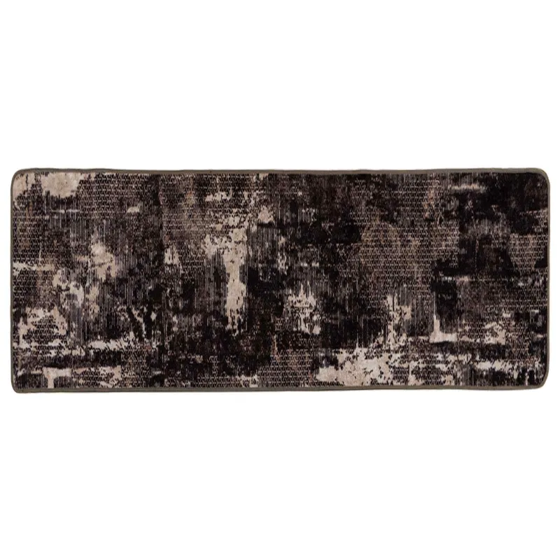 Kilimėlis MARSA Juodas 100 x 250 cm Poliesteris ir PVC