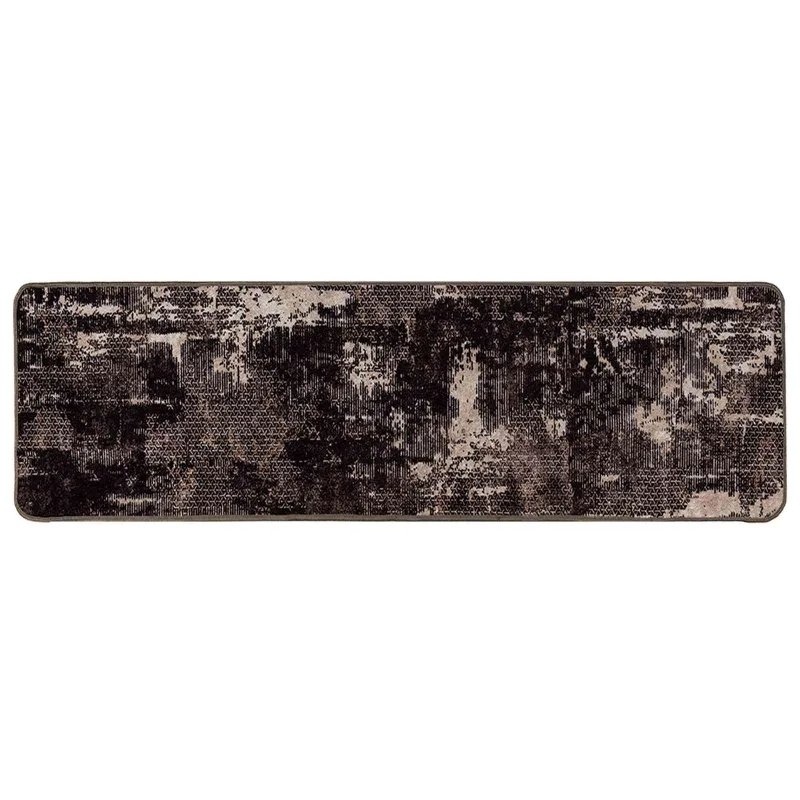 Kilimėlis MARSA Juodas 100 x 350 cm Poliesteris ir PVC
