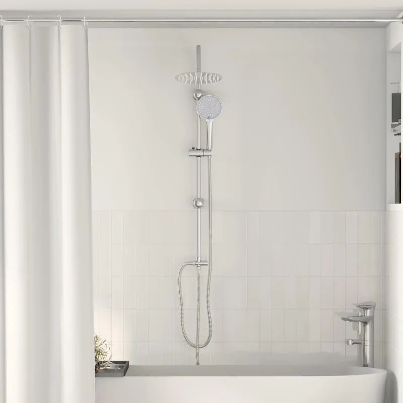 Dušo Sistema Sidabro 47 x 20 x 95 cm Nerūdijantis Plienas