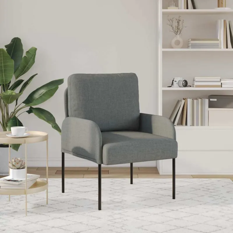 Sofos su pagalve 55cm Tamsiai pilka fanera