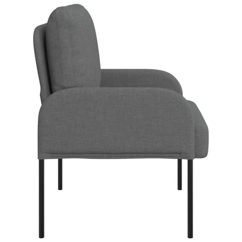 Sofos su pagalve 55cm Tamsiai pilka fanera