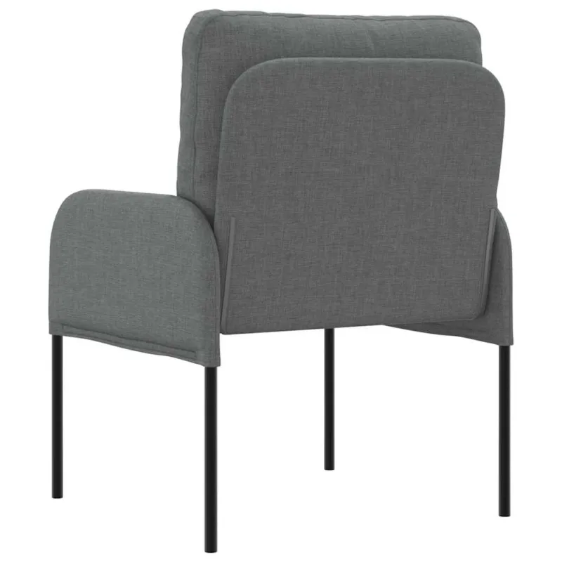Sofos su pagalve 55cm Tamsiai pilka fanera
