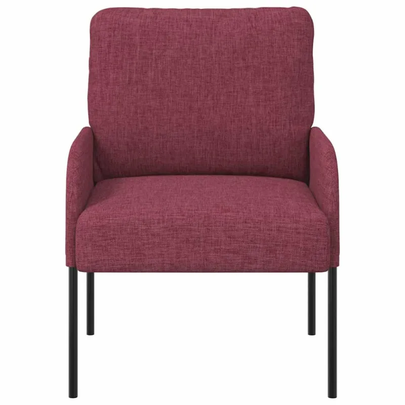 Sofos su pagalve 55cm Vyno raudona fanera