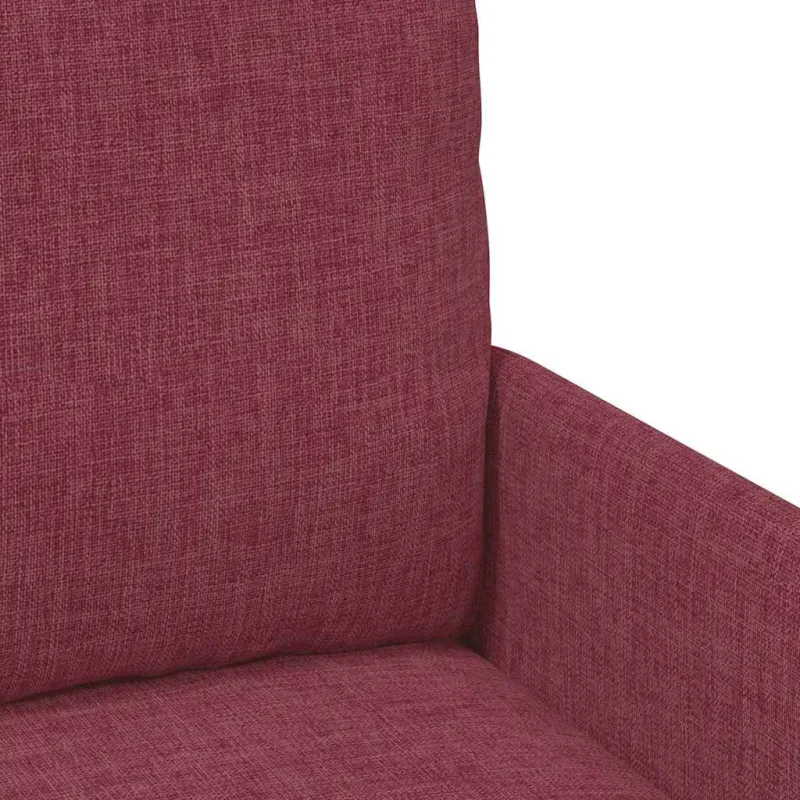 Sofos su pagalve 55cm Vyno raudona fanera