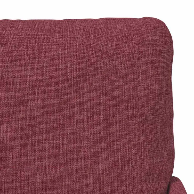 Sofos su pagalve 55cm Vyno raudona fanera