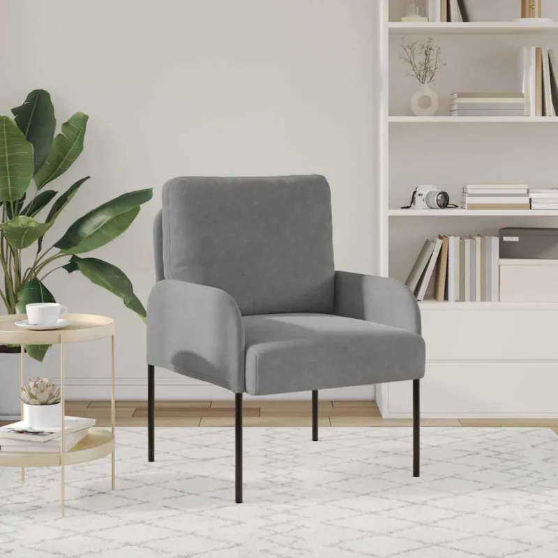 Sofos su pagalve 55cm Tamsiai pilka fanera